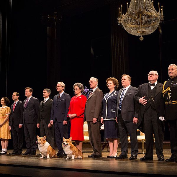 Curtain call at opening night of The Audience.