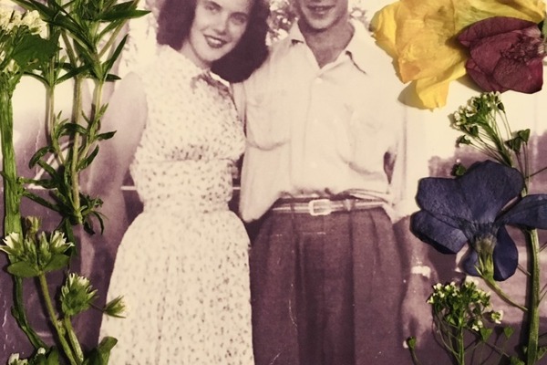 Paternal grandparents on the farm