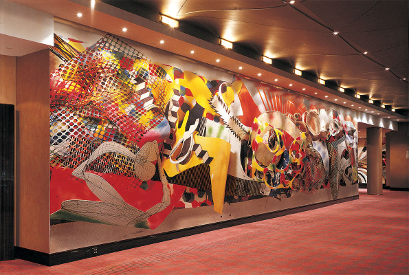 frank stella mural