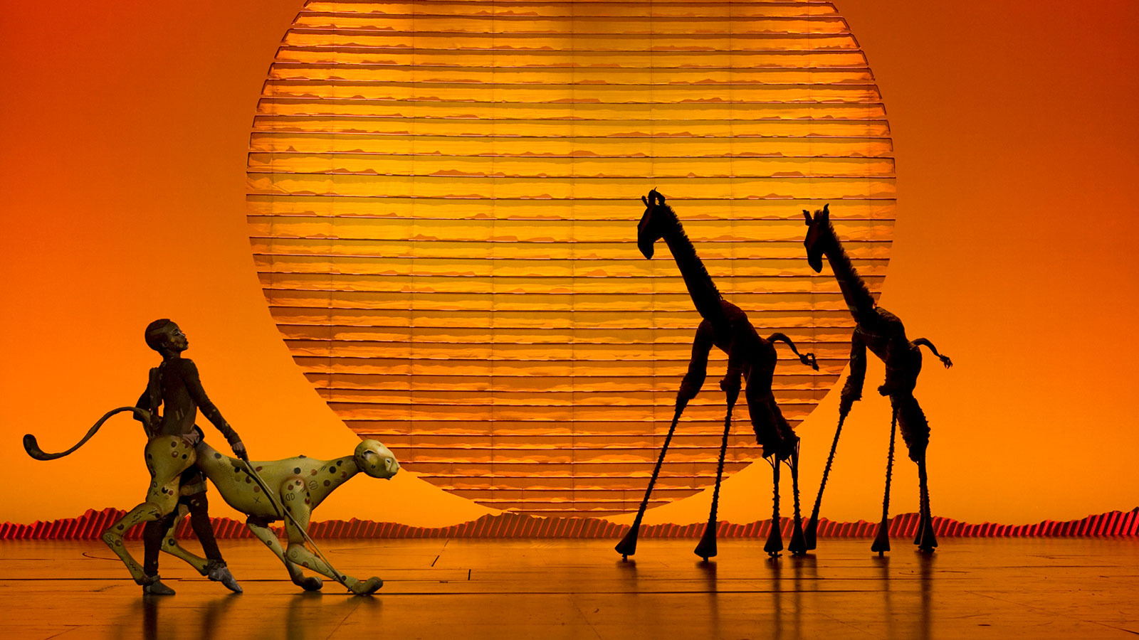 Company of THE LION KING on Broadway, Circle of Life. Photo Credit: Joan Marcus ©Disney